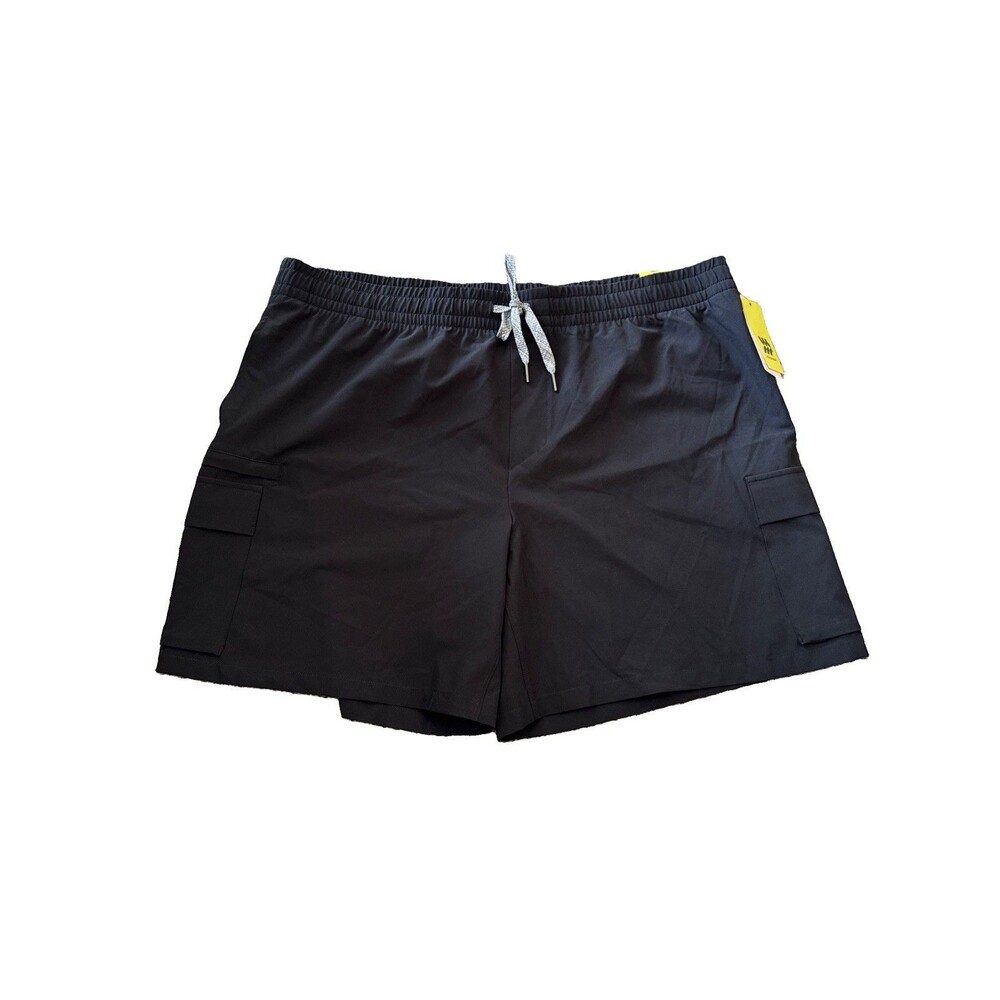 All in Motion Mens 7" Cargo Shorts Gray Preewo 4-Way Stretch UPF 50+ XXL NEW